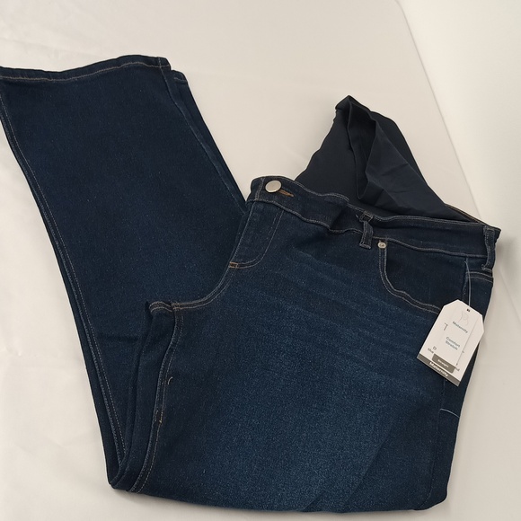 Time and Tru Maternity straight jeans women's size XL (16 - 18) full panel NWT - Picture 9 of 9